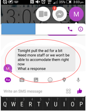 Messages From Clients